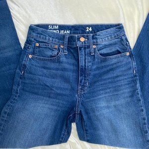 J Crew Slim Boyfriend Jean Size 24